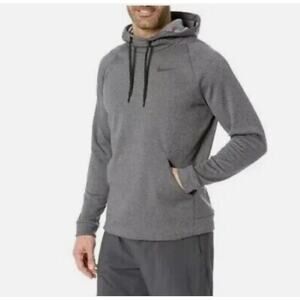 NIKE Men’s Dri-Fit Training Hoodie Heather Gray size large